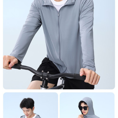 Áo Chống Nắng Nam ,Chất Vải Thun Lạnh, Chống Tia UV, Thoáng Mát, Thấm Hút Mồ Hôi