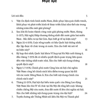 Hỏi Đáp Lịch Sử Việt Nam, Tập 10: Việt Nam - Hành Trình Xây Dựng Và Phát Triển (Từ 1975 Đến Nay)