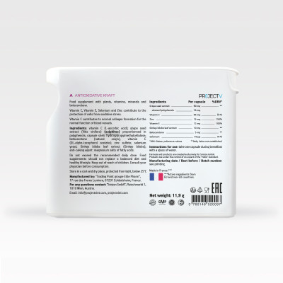 [VOUCHER 200K & TẶNG 5 TÚI PV ZIP] Thực Phẩm Sức Khoẻ CH+A | V Alphabet - Năng lượng mạnh mẽ, Chống oxy hóa tự nhiên - PROJECT V - Xuất xứ Pháp, Hàng Chính Hãng