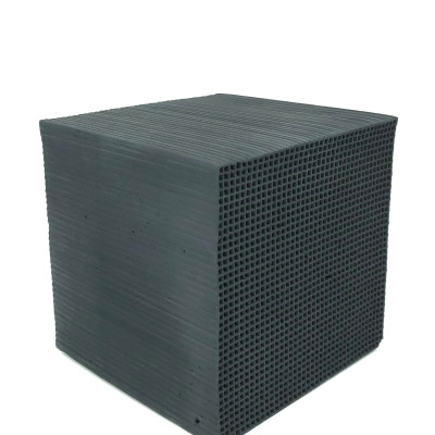 1 Viên Than hoạt tính khử mùi dạng tổ ong - Nhãn hiệu Vina Sorb HN81 - Quy cách 10cm x 10cm x 10cm