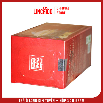 Trà Oolong (Ô long) Kim Tuyên Hộp Giấy 100g - Trà Ô long Trí Việt
