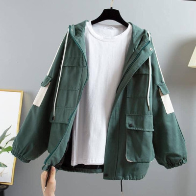 ÁO KHOÁC KAKI- ÁO BOMBER JACKET PHỐI 6 TÚI ( ảnh thật )