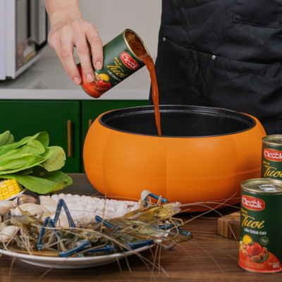 Combo 2 Lon Xốt Lẩu Chua Cay Cicook, Ngon Chuẩn Vị Không Cần Thêm Gia Vị 370g*2