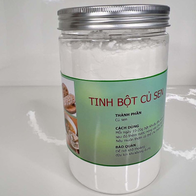 Tinh Bột Củ Sen 100% Nguyên Chất - Cung cấp đầy đủ dưỡng chất cho cơ thể ( Hủ 100gr)