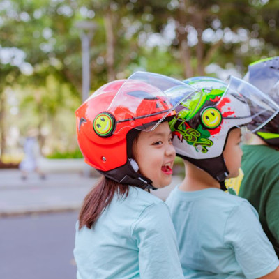 Mũ Bảo Hiểm 3/4 Một Kính LS2 OF602 Funny