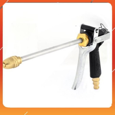 ️Evoucher Bộ dây vòi xịt nước rửa xe, tưới cây , tăng áp 3 lần, loại 15m 206318 đầu đồng,đai,nối vàng+  mở chai