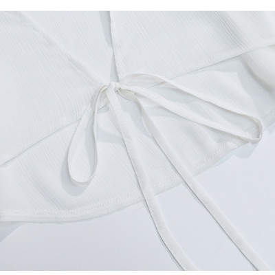 [MẪU MỚI] Áo khoác voan cát cột dây thoáng mát khoác lửng bên ngoài váy đầm áo dây C088