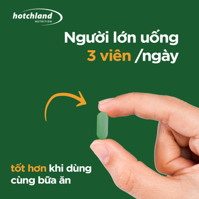 Viên uống bổ sung Vitamin tổng hợp, tăng cường sức đề kháng Hotchland MegaActiv TPBVSK-Hàng chính hãng [Hộp 60 Viên]-HL4639
