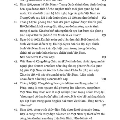 Hỏi Đáp Lịch Sử Việt Nam, Tập 10: Việt Nam - Hành Trình Xây Dựng Và Phát Triển (Từ 1975 Đến Nay)