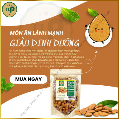 1KG - COMBO 2 HŨ HẠT HẠNH NHÂN CAO CẤP TÂN LỘC PHÁT