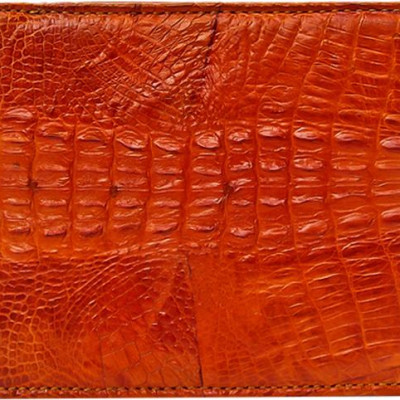 Ví Nam Da Cá Sấu Nguyên Con Nhỏ Huy Hoàng HT2227 (12.5 x 10 cm) - Vàng