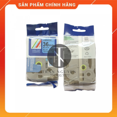 [Combo 3 hộp] Nhãn In Brother Tz2-561 - Đen nền Dương 36mm x 8m - Hàng nhập khẩu