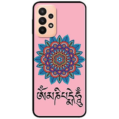 Ốp lưng dành cho Samsung A13 4G mẫu Om Mani Padme Hum Hồng Xanh