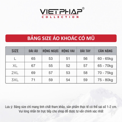 Áo Khoác Nam Việt Pháp Phong Cách Thể Thao, chất liệu cotton khóa kéo tiện lợi 2901