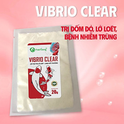 Chuyên xử lý đốm đỏ, xuất huyết trên cá VIBRIO CLEAR