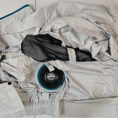 ÁO KHOÁC LÀM MÁT DÙNG PIN SIZE L (BL)(18V/14.4V/12V MAX) (KHÔNG KÈM PIN VÀ ĐẾ SẠC) MAKITA DFJ416ZL- HÀNG CHÍNH HÃNG