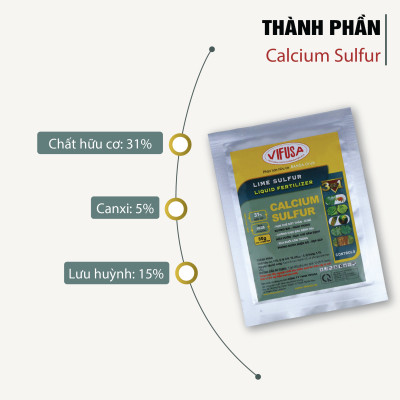 BANDA.Orich - Phân bón Calcium Sulfur (Canxi Lưu huỳnh) gói 80g
