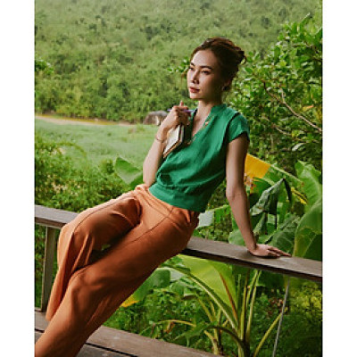 Quần Ống Suông Linen Thổ PAN063 thời trang thiết kế Hity