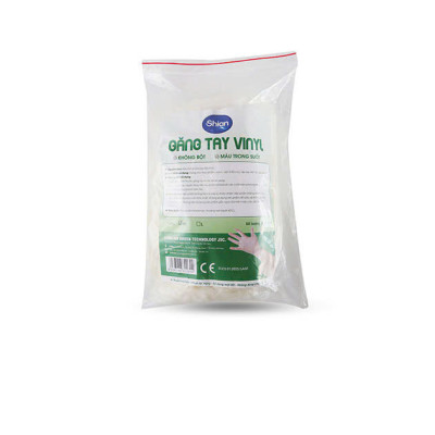 [50 đôi] Găng Tay Vinyl không bột không lo dị ứng, an toàn cho tay dùng trong Thực Phẩm, Vệ Sinh