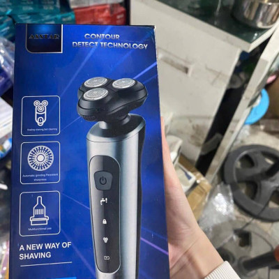 Máy Cạo Râu Lưỡi Dao Kép Đa Năng 3 Trong 1 Đầu Tông Đơ Cắt Tỉa Lông Mũi Chống Nước IPX7 Sạc Pin Màn Hình LED - Hàng Chính Hãng [Được đồng kiểm]