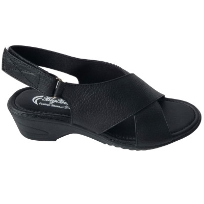 Giày Sandal Cao Gót Da Bò BIGGBEN Cao 5 Phân SDCG146