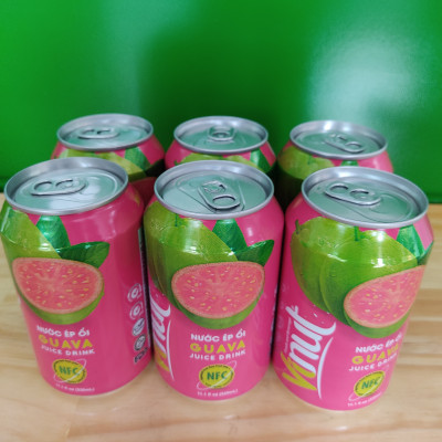 Thùng 24 Lon Nước Ép Ổi Vinut 330ml