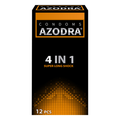 Combo 3 Bao Cao Su 4 In 1 Gân, Gai, Mỏng, Kéo Dài Quan Hệ A z o dra (12 Cái / Hộp)
