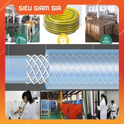 Bộ dây vòi xịt nước rửa xe, tưới cây . tăng áp 3 lần, loại 7m, 10m 206587 cút sập 