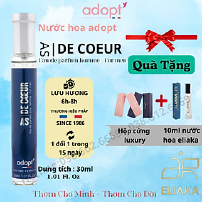 Nước hoa nam,nước hoa quang linh chính hãng Adopt as decour hương thơm sang trọng mạnh mẽ dung tích 30ml