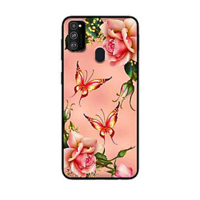 Ốp Lưng in cho Samsung Galaxy M30s Mẫu Hoa Hồng 2 - Hàng Chính Hãng