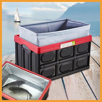 Thùng đựng đồ - Hộp đựng đồ để cốp xe ô tô có thể gấp gọn dung tích 56 lít và 30 lít