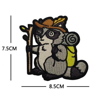 Patch_velcro gấu bắc cực_cắm trại_phong cảnh_chiến thuật_dã ngoại