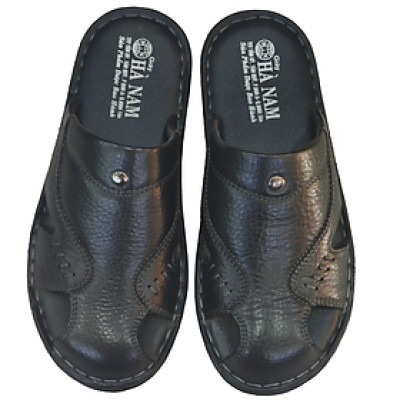 Dép Bít Mũi Nam HÀ NAM Da Bò Thật Cao Cấp GSB2085