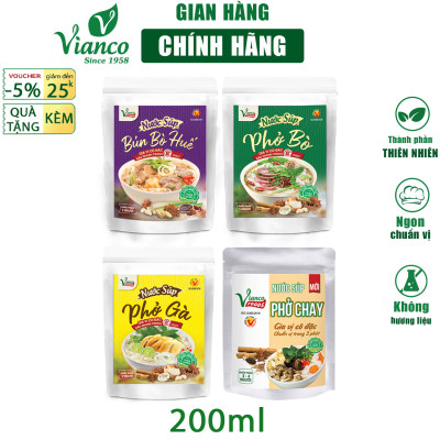 Nước Súp Cô Đặc ViancoFoods tiện lợi 200ml