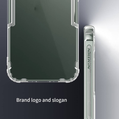 Ốp lưng silicon dẻo trong suốt cho iPhone 13 (6.1 inch) hiệu Nillkin mỏng 0.6mm - hàng nhập khẩu