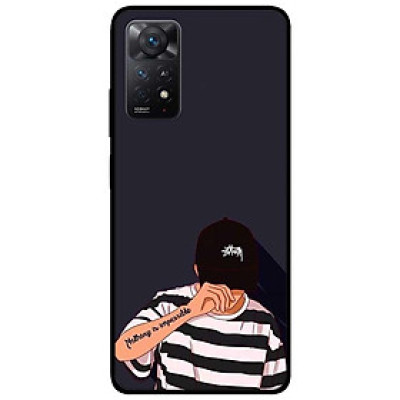 Ốp lưng dành cho Xiaomi Redmi Note 11 Pro 5G - Bad Boy Nón Đen