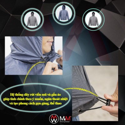 Combo 2 Áo khoác gió nam chống nắng trượt nước cản gió cản bụi hiệu quả MRM Manlywear
