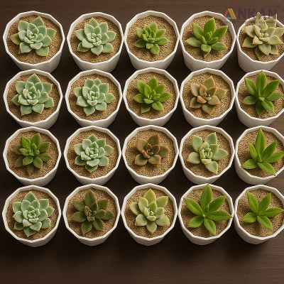 Chậu nhựa xoắn trồng cây ANKAN cho hoa hồng, cây cảnh mini, trồng rau, để bàn, treo ban công