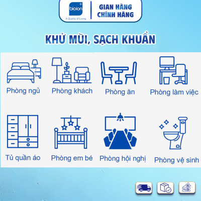 Combo Máy Xịt Tự Động - Bình Xịt Khử Mùi Sạch Khuẩn Thanh Lọc Không Khí