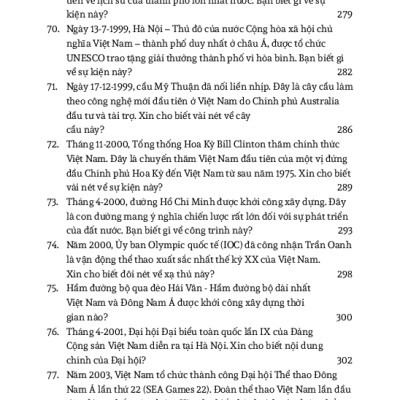 Hỏi Đáp Lịch Sử Việt Nam, Tập 10: Việt Nam - Hành Trình Xây Dựng Và Phát Triển (Từ 1975 Đến Nay)