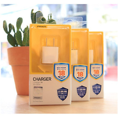 Adapter sạc Pisen I charger 1A (For Iphone) - Hàng chính hãng