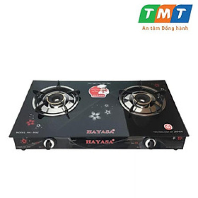 [HÀNG CHÍNH HÃNG] Bếp gas đôi cao cấp Hayasa HA-8092 kiếng cường lực