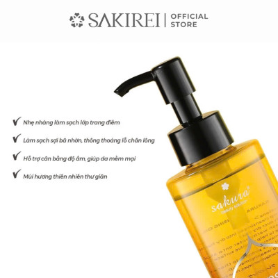 [Quà tặng] Dầu tẩy trang Sakura Cleansing Oil 150ml