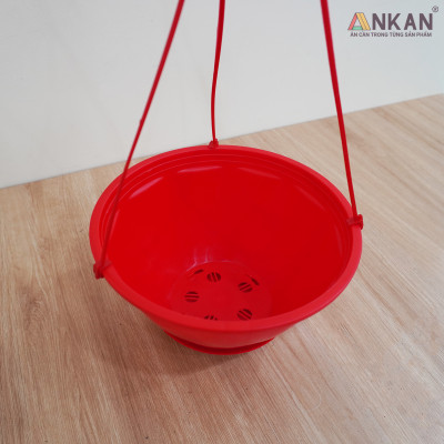 Chậu Treo Tự Dưỡng, Có Đĩa Trữ Nước Và Thoát Nước, Có Dây Treo Tiện Dụng, Nhiều Màu Sắc Và Kích Cỡ Để Lựa Chọn