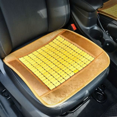 Đệm lót ghế xe hơi, xe máy, văn phòng KG241 bằng trúc cổ điển cao cấp giúp thoáng khí, chống nóng 45X45CM - Hàng chính hãng