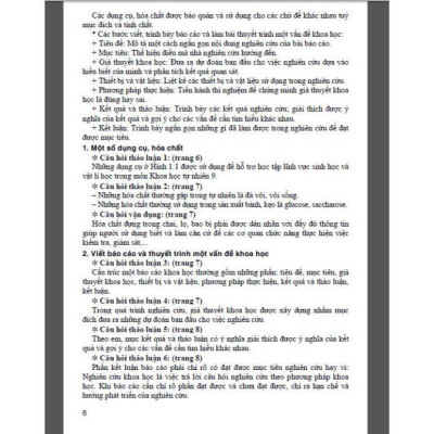 Hướng dẫn trả lười câu hỏi & bài tập khoa học tự nhiên 9 (dùng lèm sgk chân trời sáng tạo) (HA-MK)