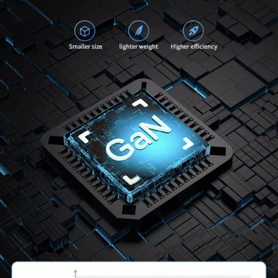 Củ Sạc Gan Fast USB C 3 trong 1 X-TR-259ACN Dành Cho Iphone, Máy Tính Xách Tay, Samsung Hỗ Trợ Sạc Nhanh - Hàng Chính Hãng