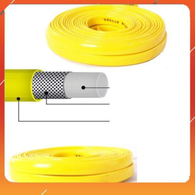 Bộ dây vòi xịt nước rửa xe, tưới cây , tăng áp 3 lần, loại 7m, 10m 206701-1 đầu đồng,cút,nối đen+  móc khoá