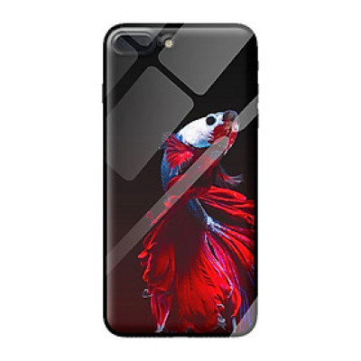 Ốp kính cường lực cho iPhone 7 Plus cá 24 - Hàng chính hãng