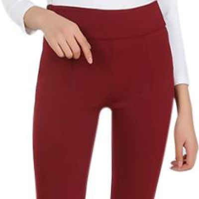 Quần Legging Nữ Vicci Cạp Cao 7P - Tím Than